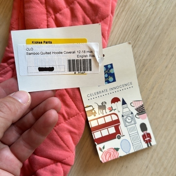 Kickee Pants bamboo quilted hoodie coverall size 12-18m NWT - Picture 3 of 6